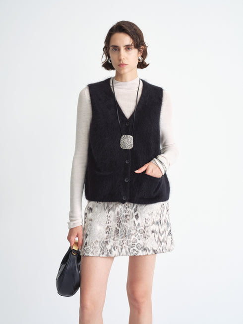 Printed Mini Skirt